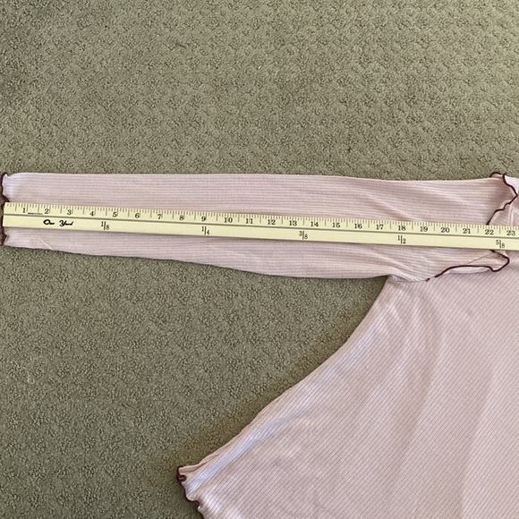 Light Pink Frilly Long Sleeve Top - Picture 11 of 11